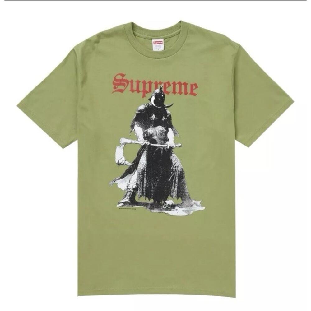 Supreme FW24 Frank Frazetta Destruction Tee - Moss - L - NEW